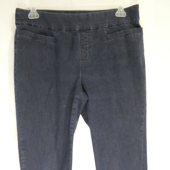 LEE - Style Wrap | size 14 medium | Blue Denim - Jean Capri Pants - Picture 5 of 16